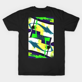 urban skateboard rap graffiti by LowEndGraphics T-Shirt